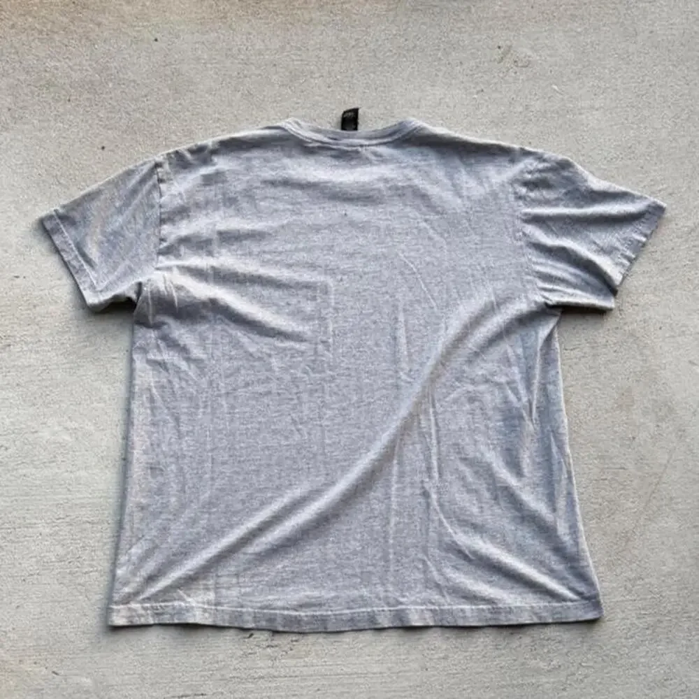 Vintage polo jeans tee shirt grey y2k large
